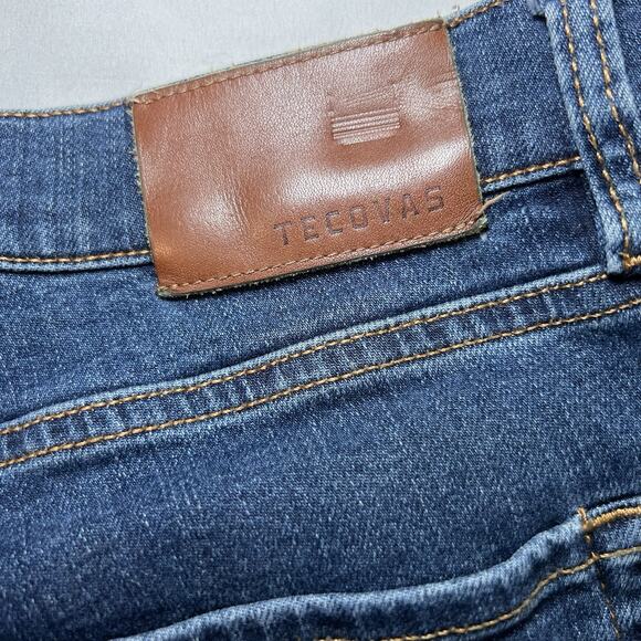 Tecovas Jeans Mens Size 36x34 Dark Wash Blue Standard Fit Denim Cowboy Rancher - Picture 14 of 14